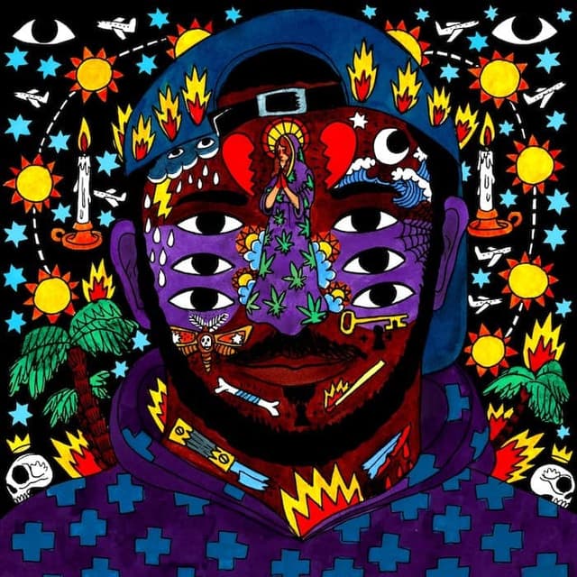 album cover for 99.9% (2016) by Kaytranada