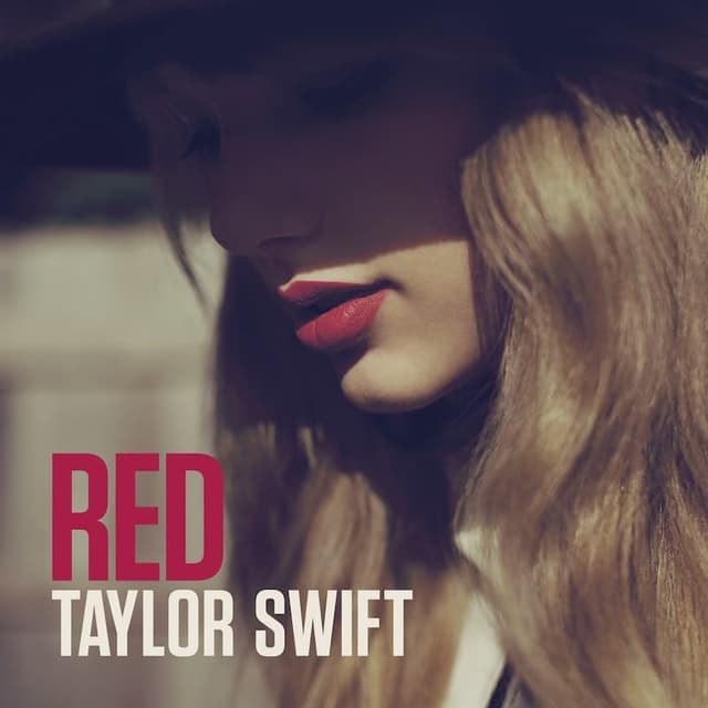 album cover for Red (2012) by Taylor Swift