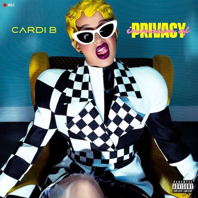 album cover for Invasion of Privacy (2018) by Cardi B