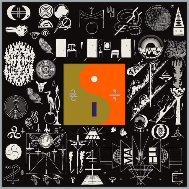 album cover for "22, A Million (2016)" by Bon Iver