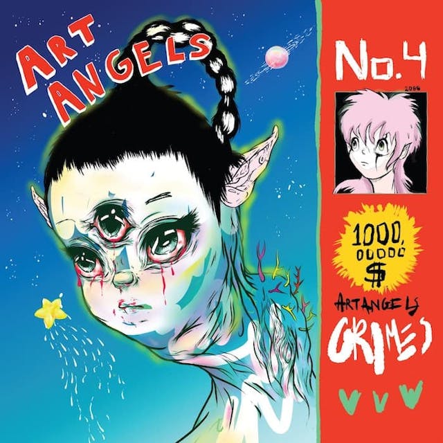 album cover for Art Angels (2015) by Grimes