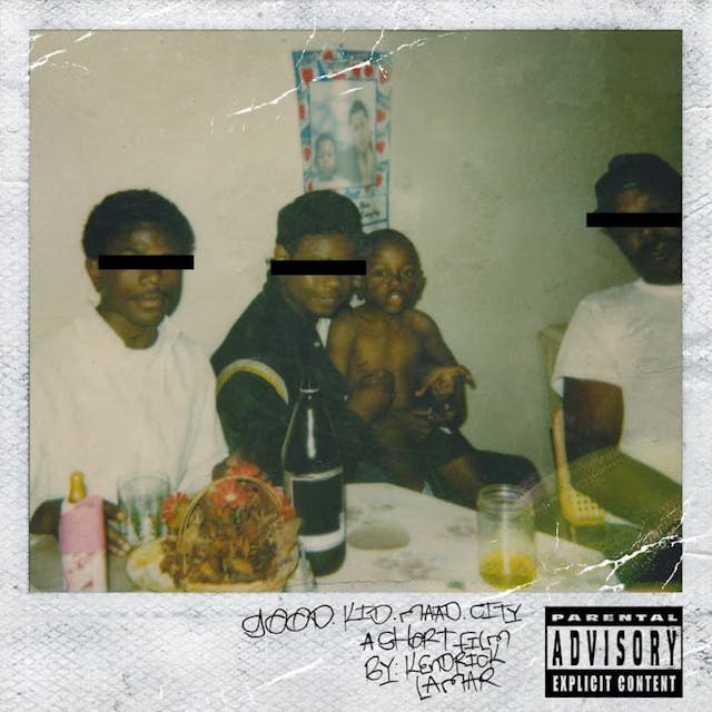 album cover for "good kid, m.A.A.d. city (2012)" by Kendrick Lamar