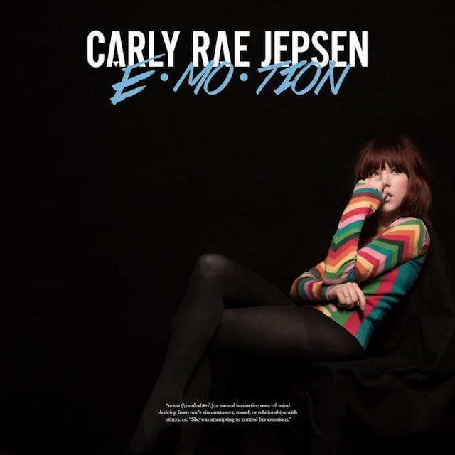 album cover for E•MO•TION (2015) by Carly Rae Jepsen