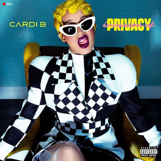 album cover for Invasion of Privacy (2018) by Cardi B