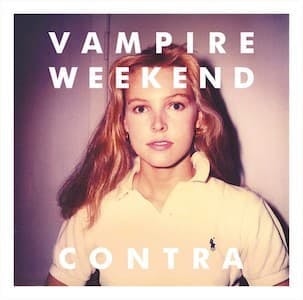 album cover for Contra (2010) by Vampire Weekend
